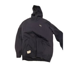 Puma Black Hoodie Pullover Mens Large